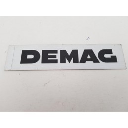 Demag sticker DEMAG silver...